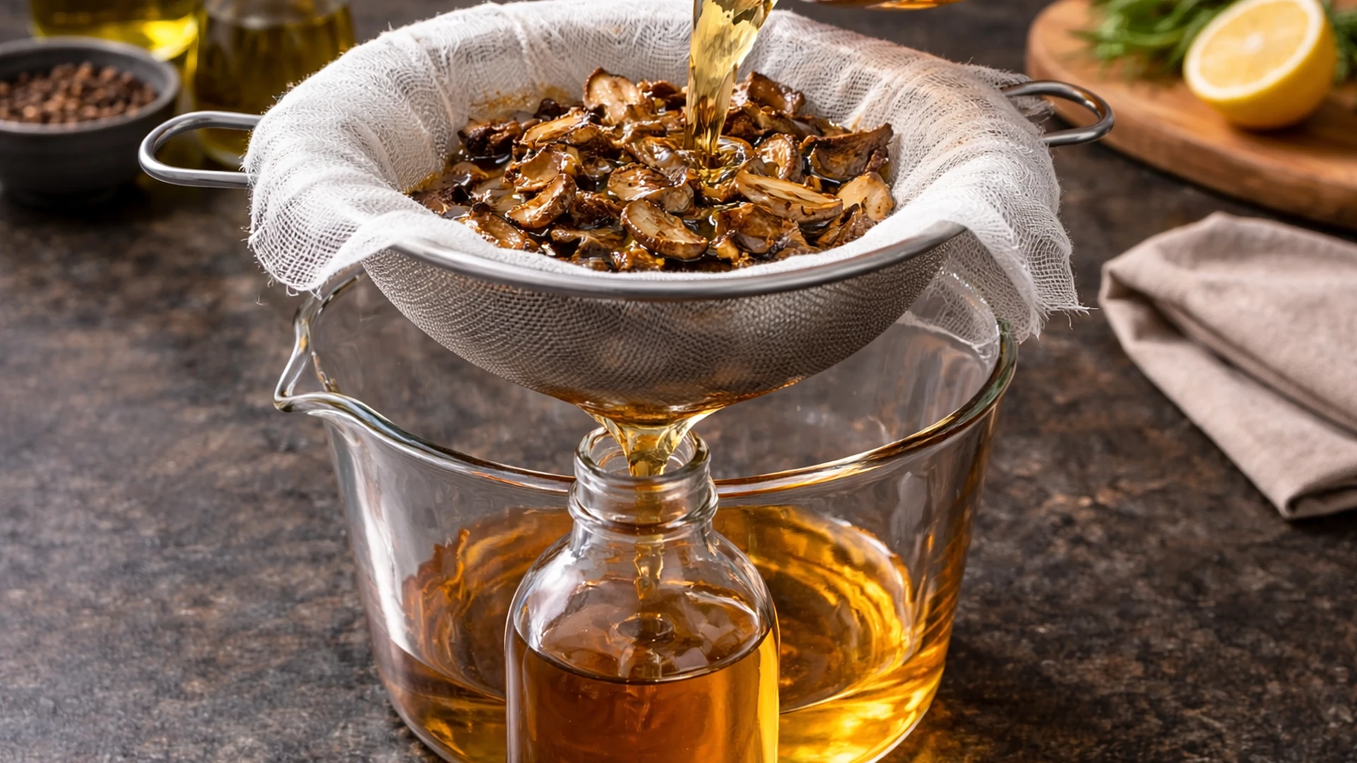 Процедить настой