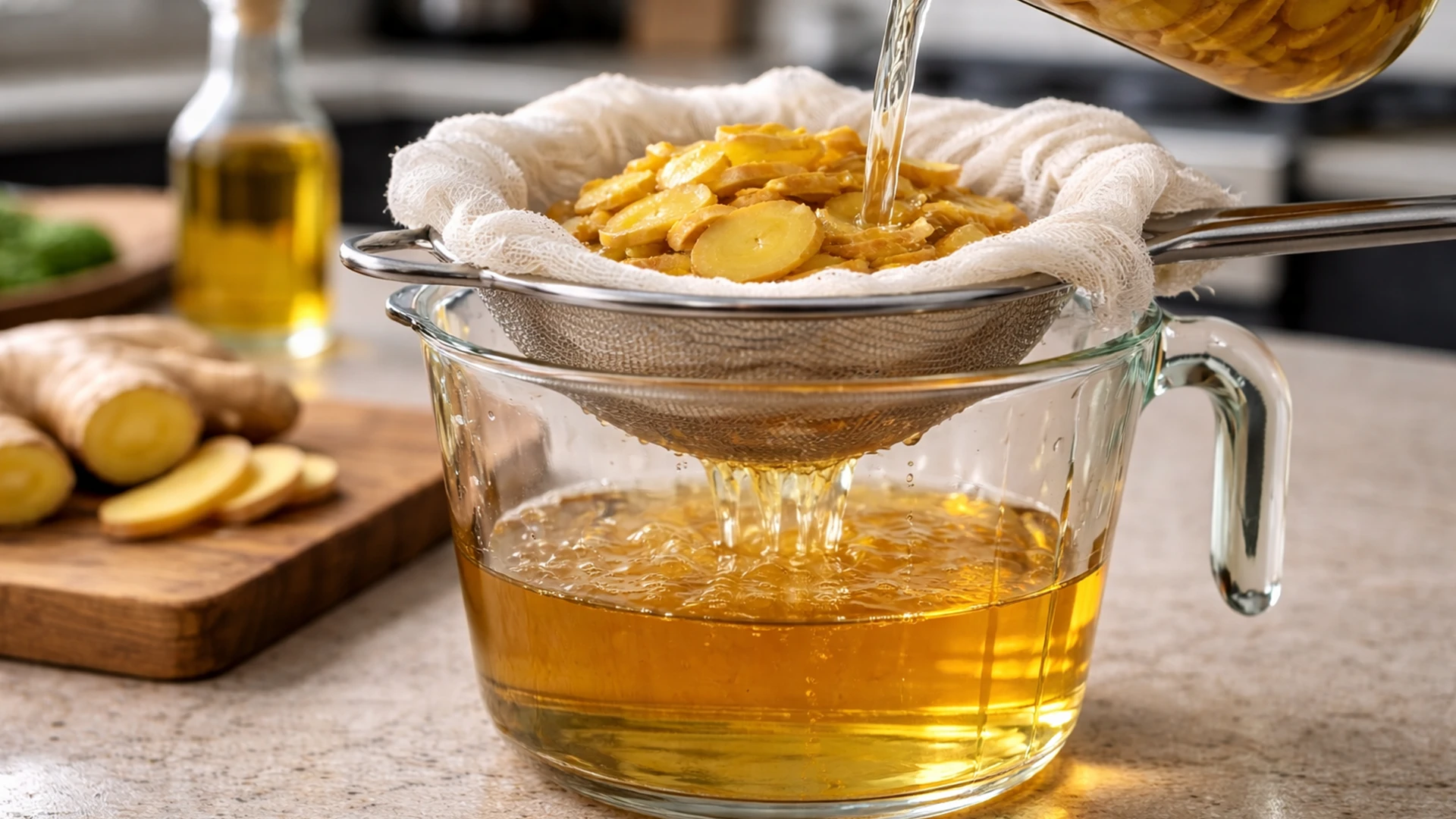 Процедить настой