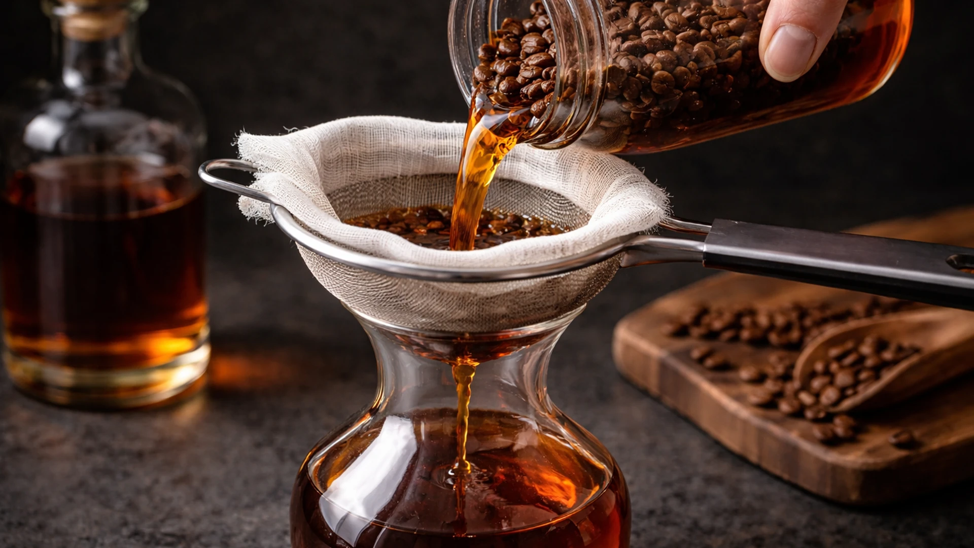 Процедить настой