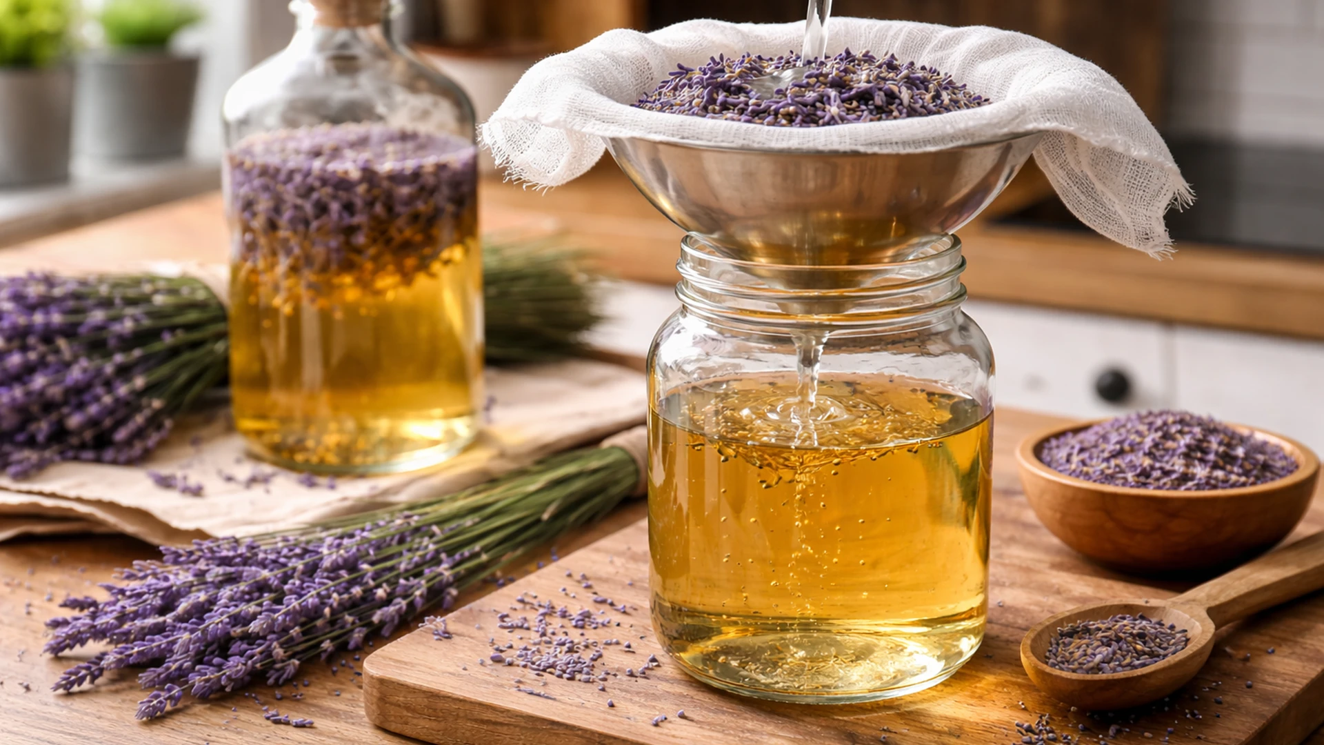 Процедить настой