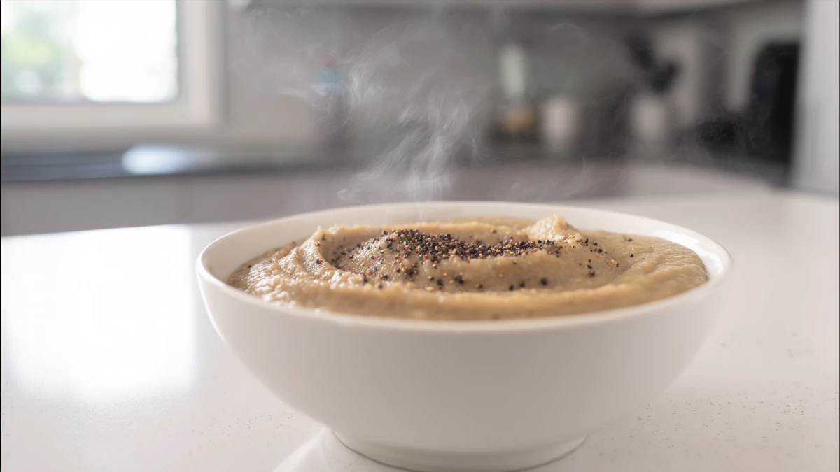 Фото блюда: Нежное пюре из чечевицы с насыщенным ароматом чёрного перца