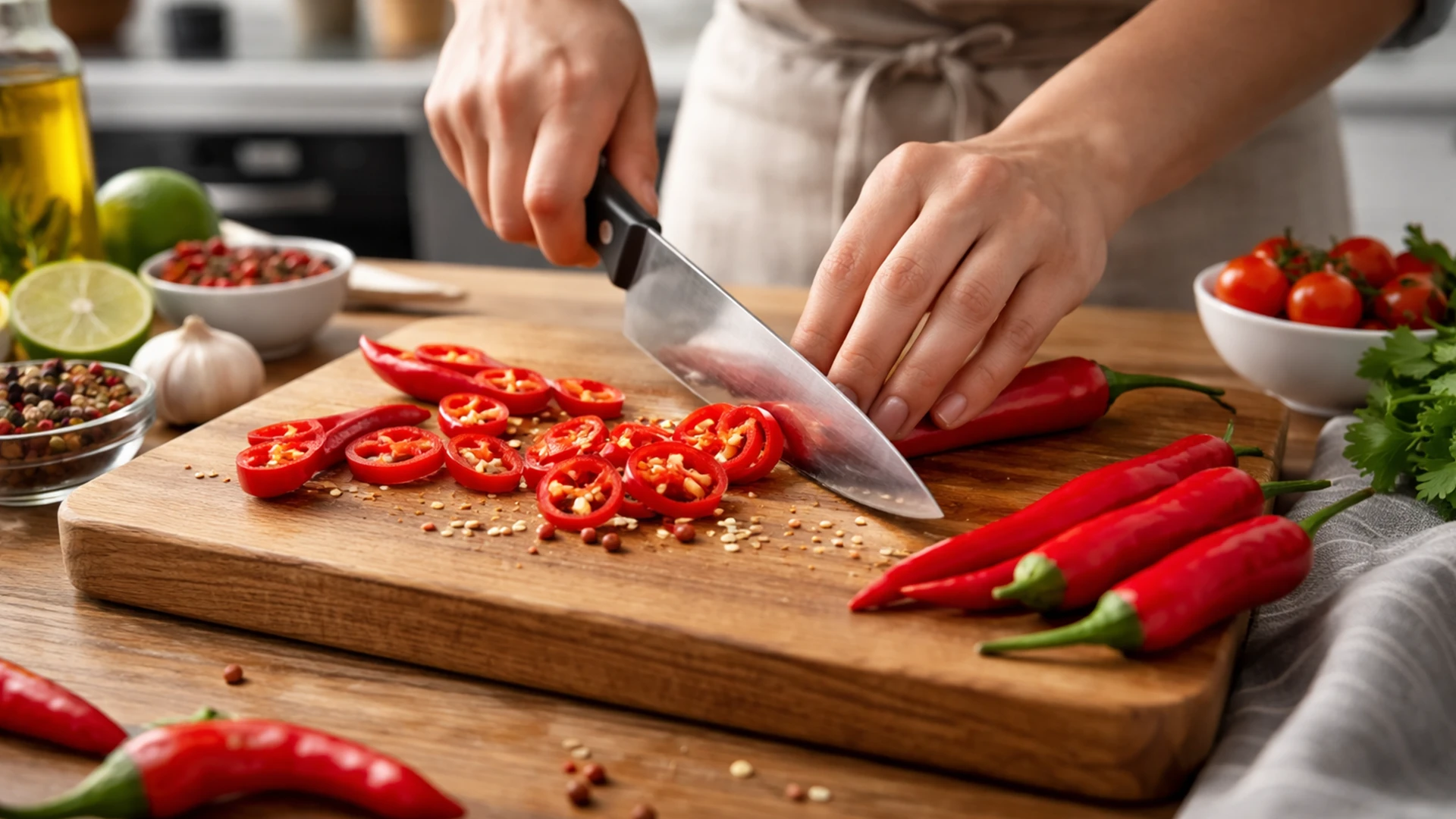 Подготовить перец