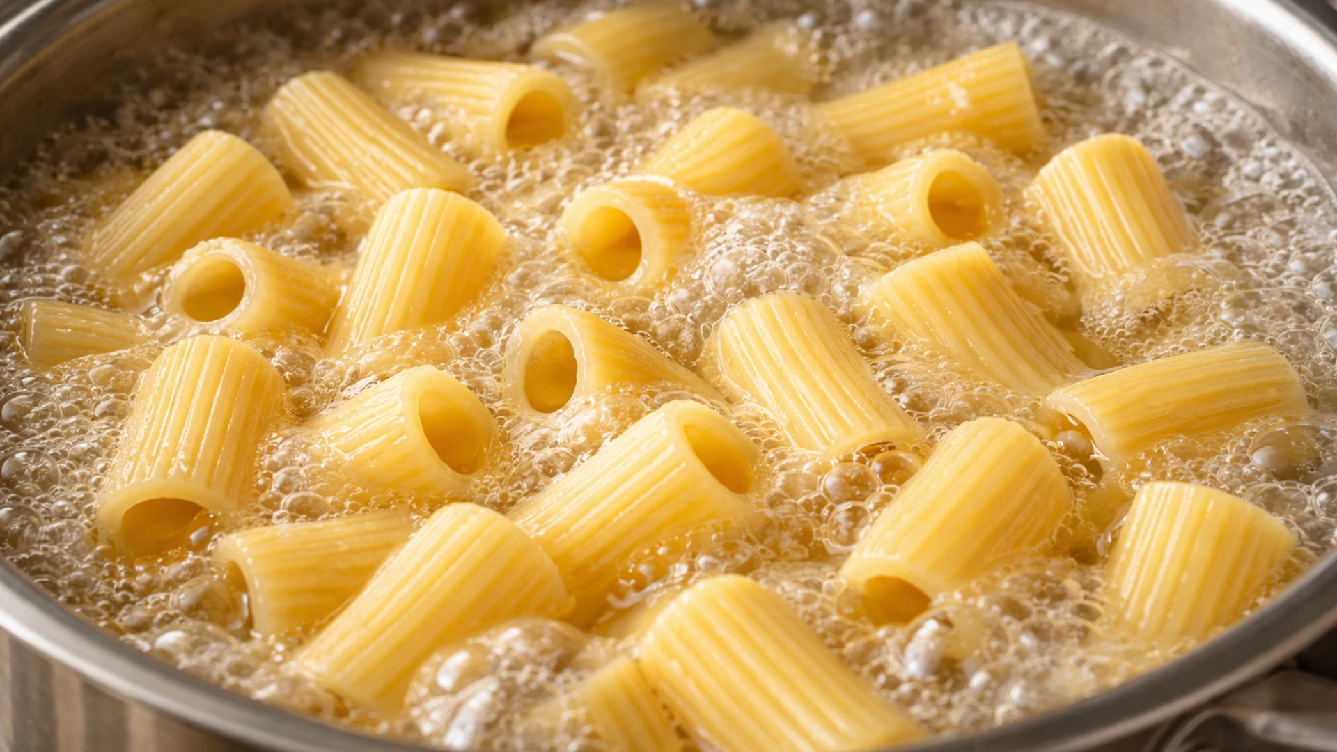 Отварить ригатони