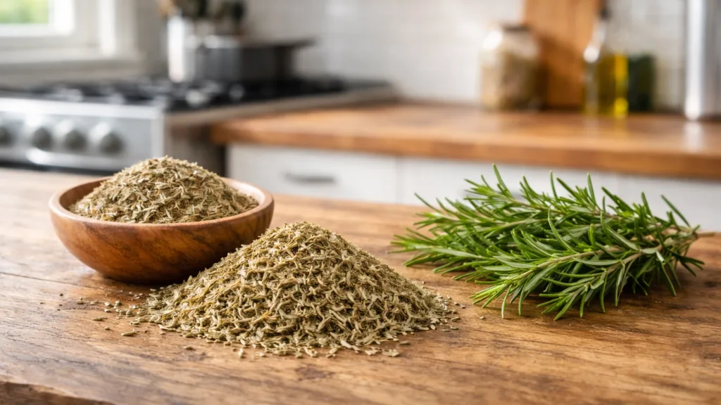 Розмарин сушёный и свежий