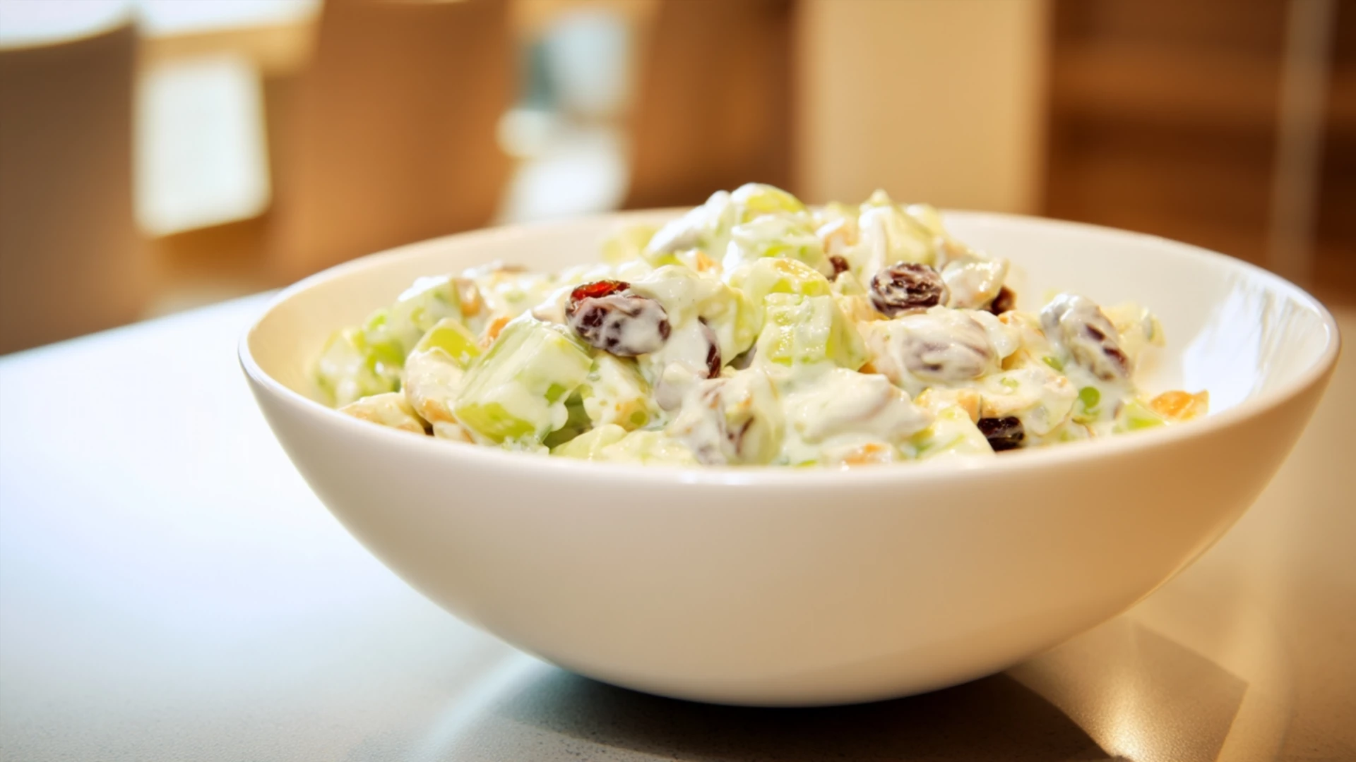 Фото блюда: Салат с сельдереем и изюмом — Секрет освежающего вкуса