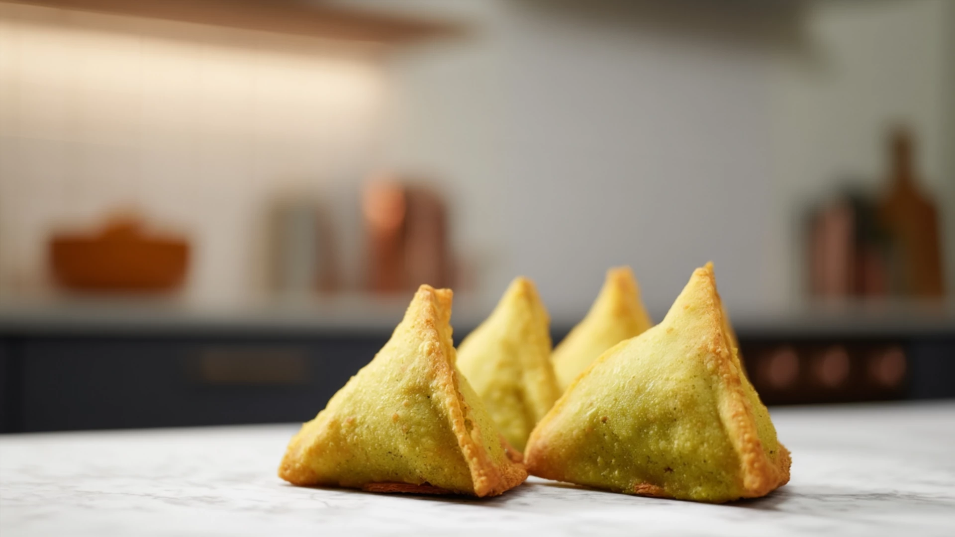 Фото блюда: Самосы из гороховой муки с ароматной начинкой