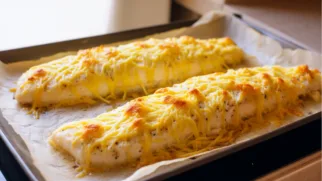 Фото рецепта: Щука под сырной корочкой