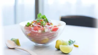 Фото рецепта: Севиче по-мексикански с ярким цитрусовым вкусом