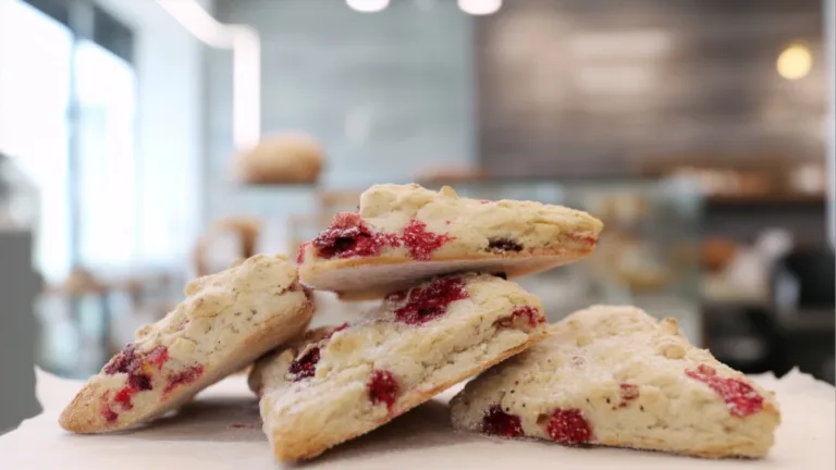 Фото рецепта: Сконы на простокваше со смородиной — ароматная выпечка