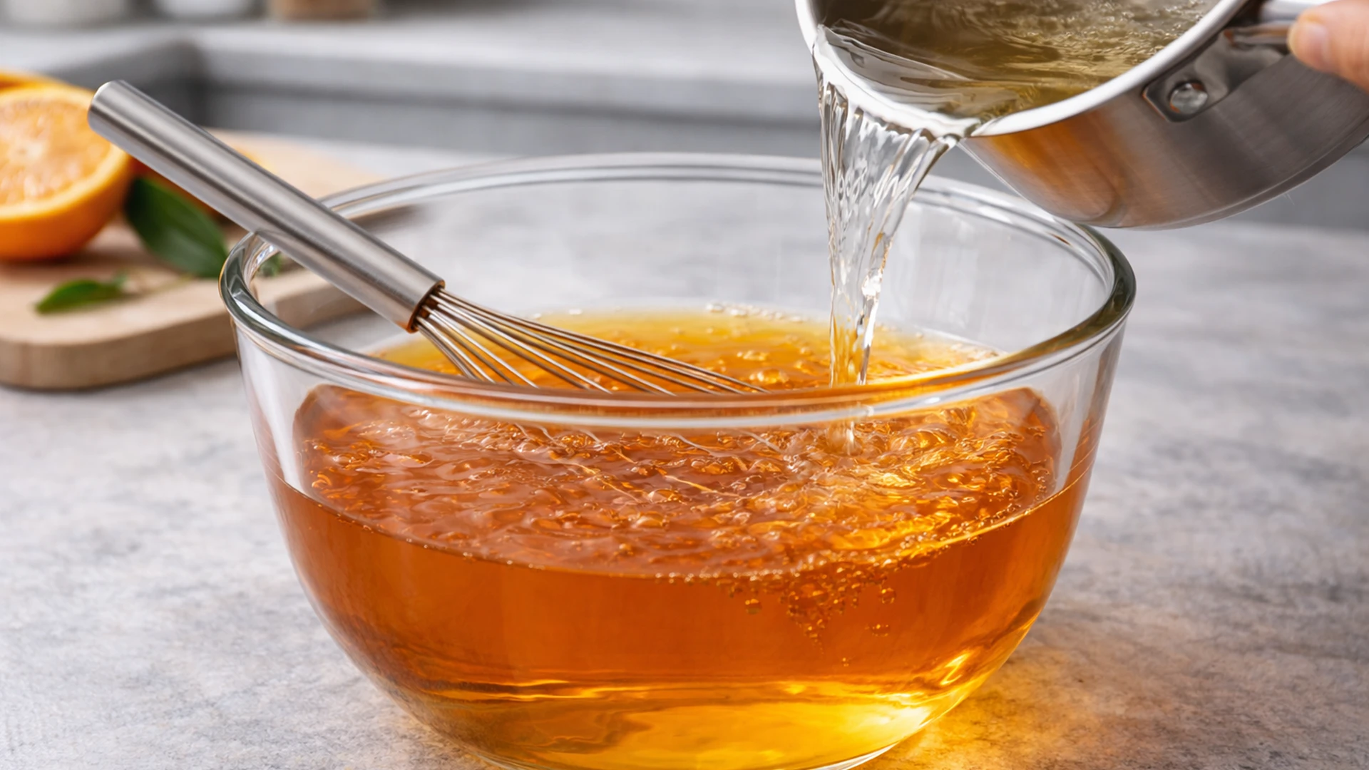 Соединить с сиропом