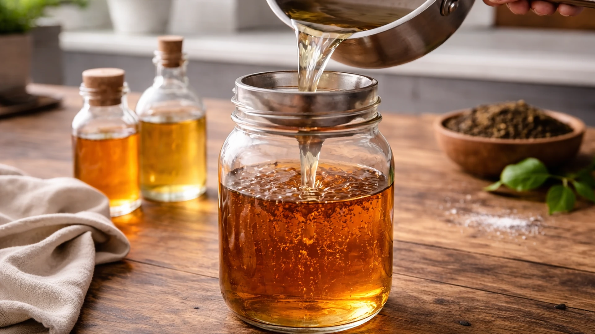 Соединить с сиропом