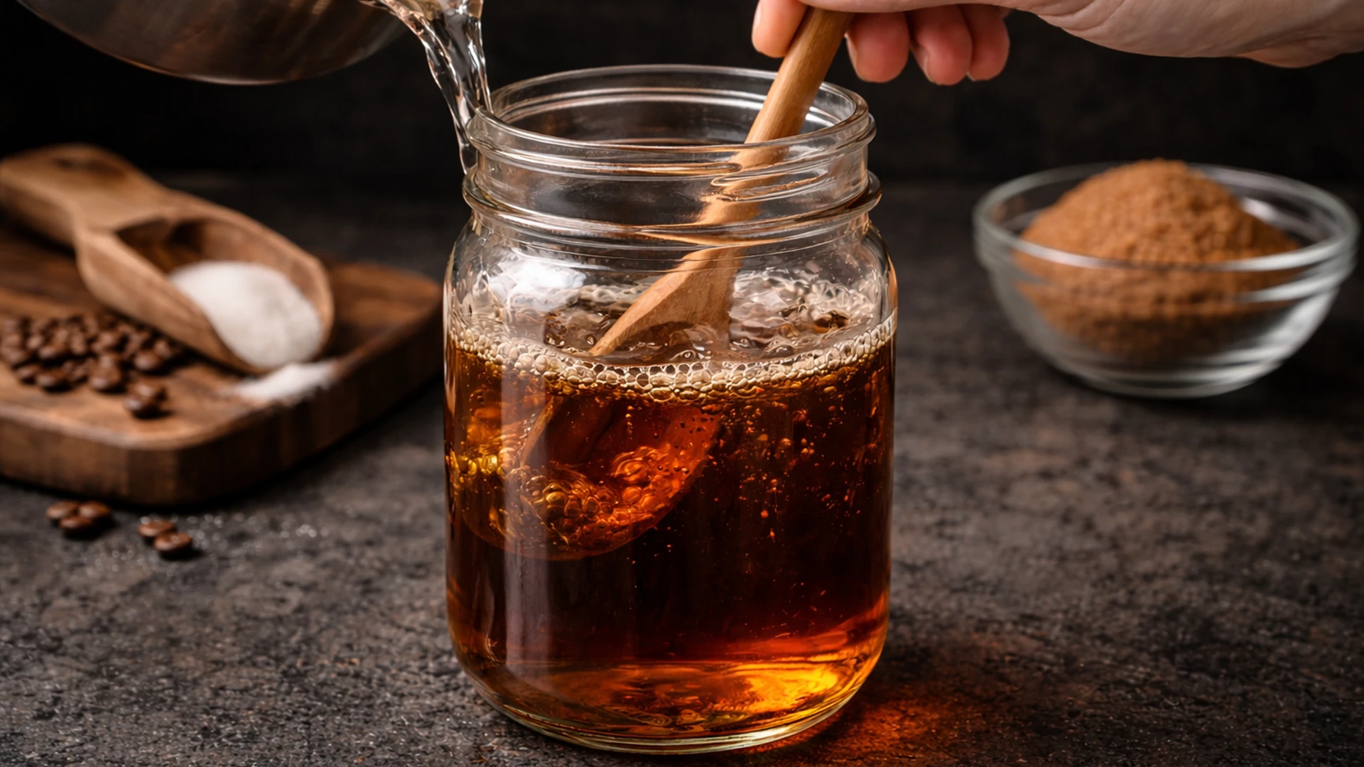 Соединить с сиропом