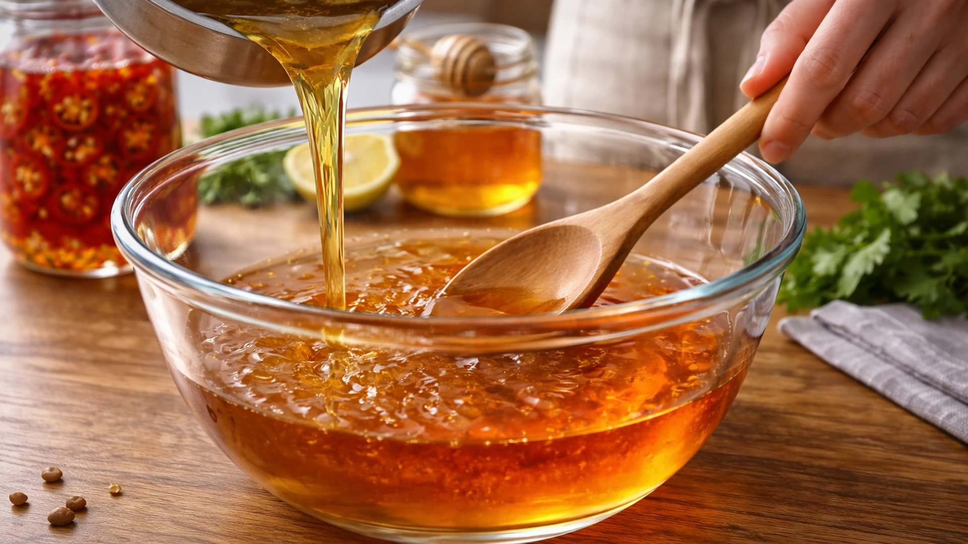 Соединить настойку с медом