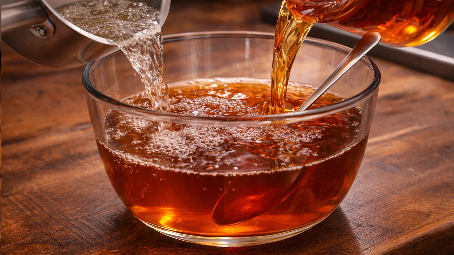 Соединить с сиропом