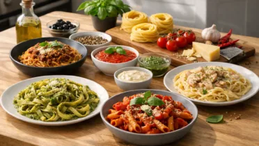 Фото блюда: Топ 10 соусов для пасты и как их сочетать с формой