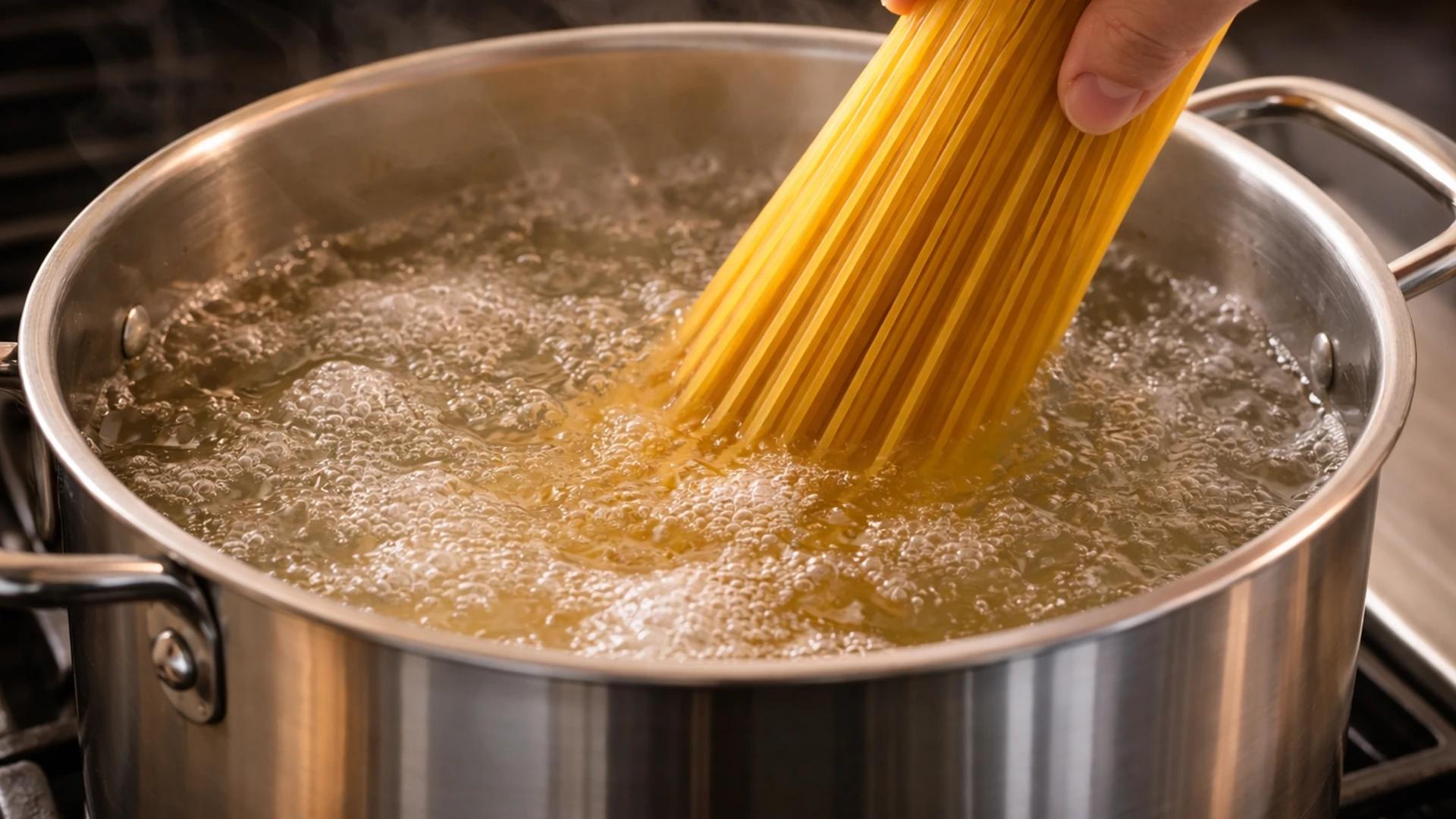 Отварить спагетти
