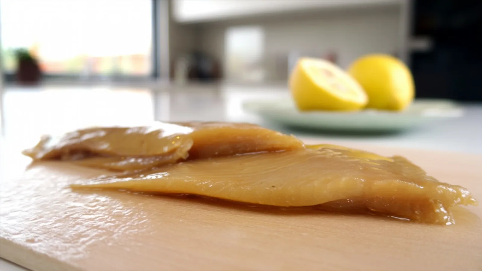 Фото блюда: Стерлядь в лимонно-медовом маринаде