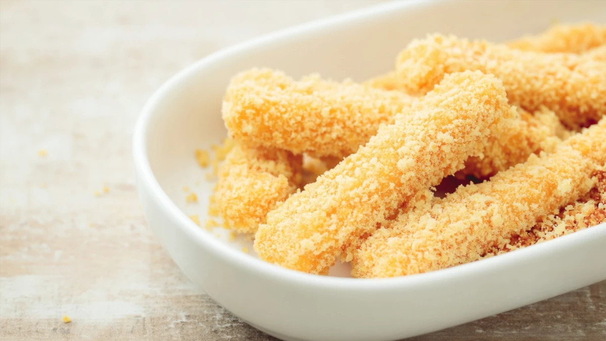 Фото блюда: Хрустящие сырные палочки с луковым порошком для уютного перекуса