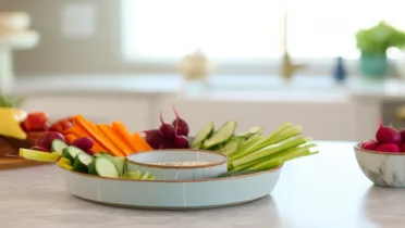 Фото блюда: Нежный тартар для овощного фуршета с ярким вкусом