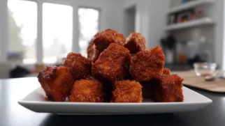 Фото рецепта: Тофу в медово остром маринаде