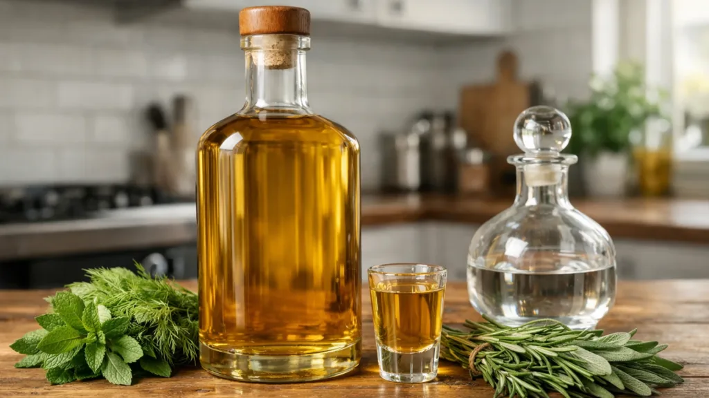 Травяная алкогольная настойка на травах