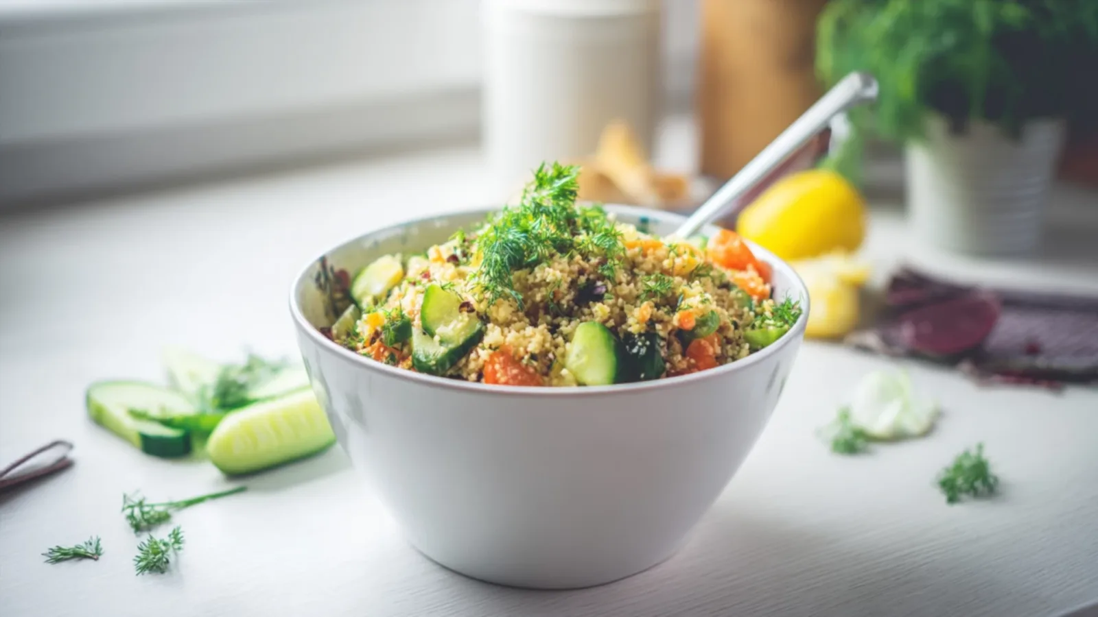 Фото блюда: Турецкий салат с булгуром и зеленью