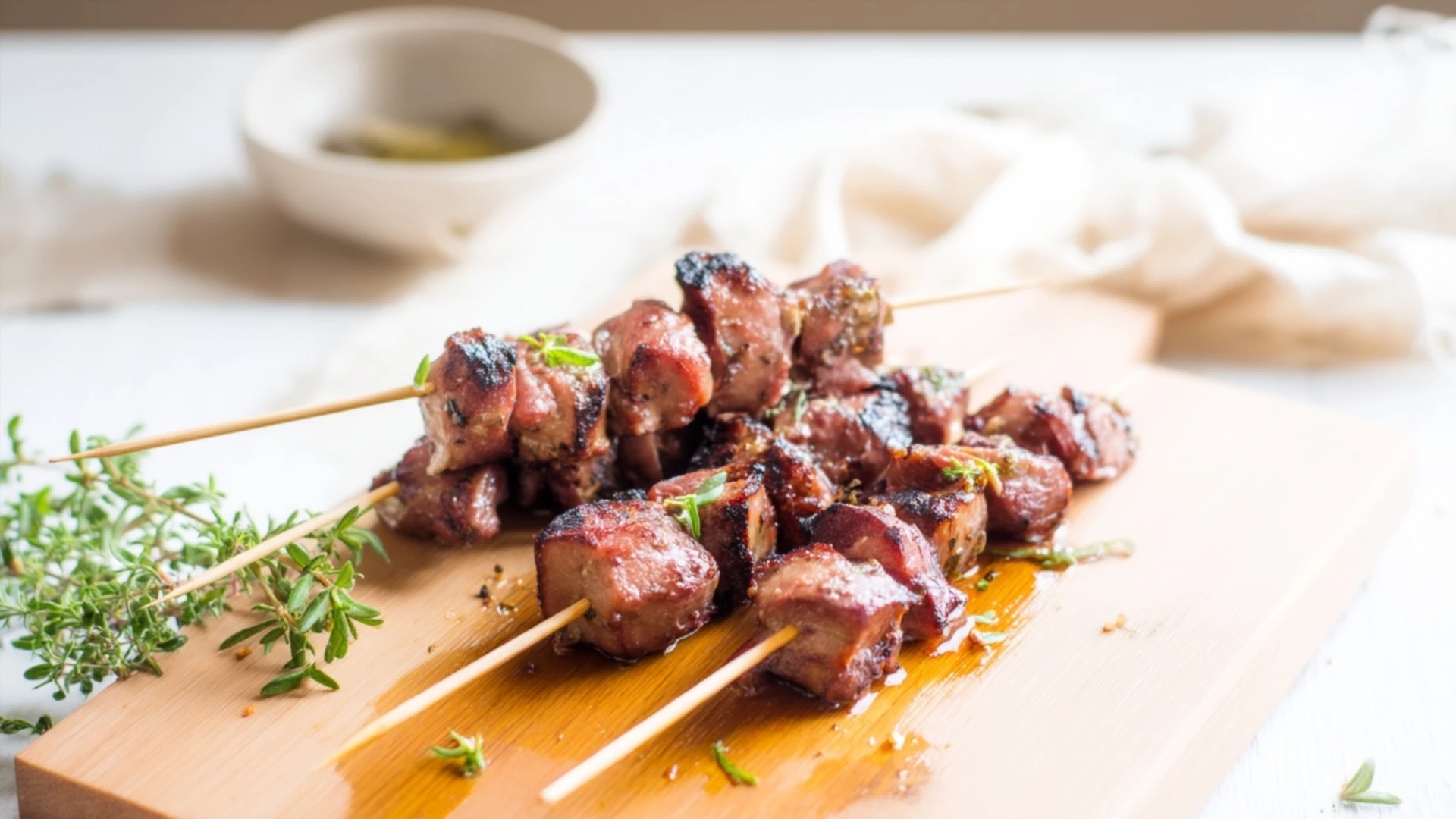 Фото блюда: Утиная печень на гриле – ароматная закуска с дымным вкусом