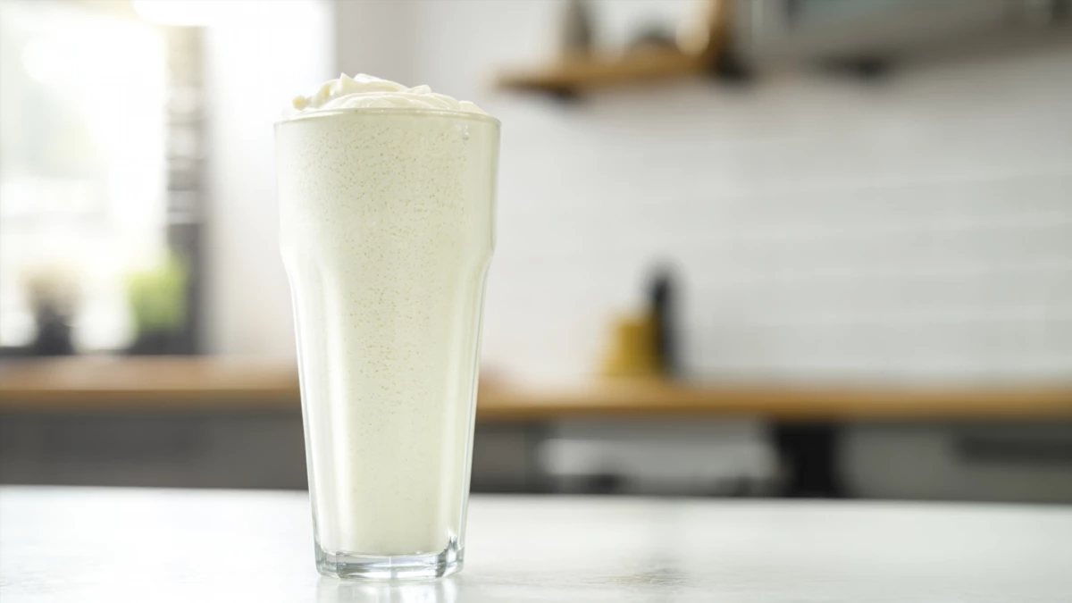 Фото блюда: Густой ванильный милкшейк как в любимом кафе