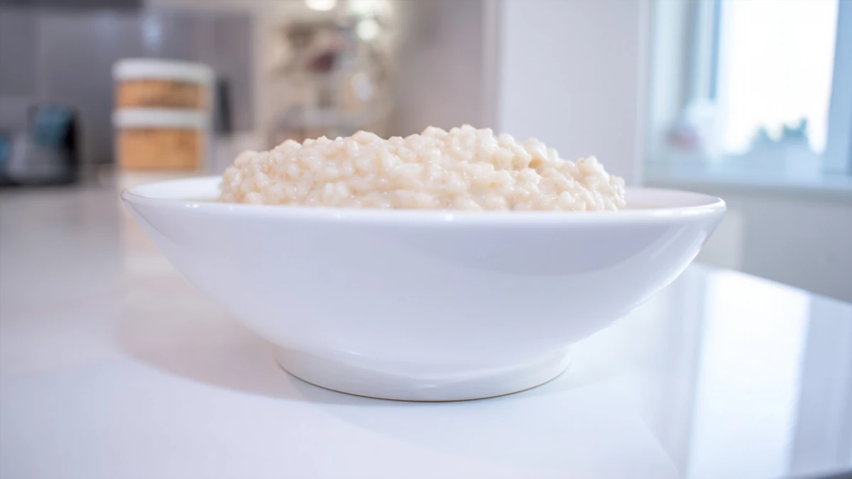 Фото блюда: Ванильный рисовый пудинг – кремовый десерт с насыщенным ароматом