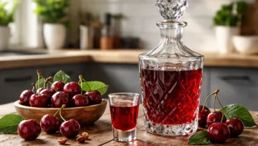 Фото блюда: Домашняя вишнёвая настойка с сочной ягодной глубиной