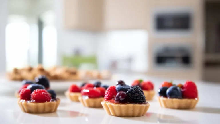 Фото блюда: Ягодные тарталетки с песочным тестом – Летнее лакомство