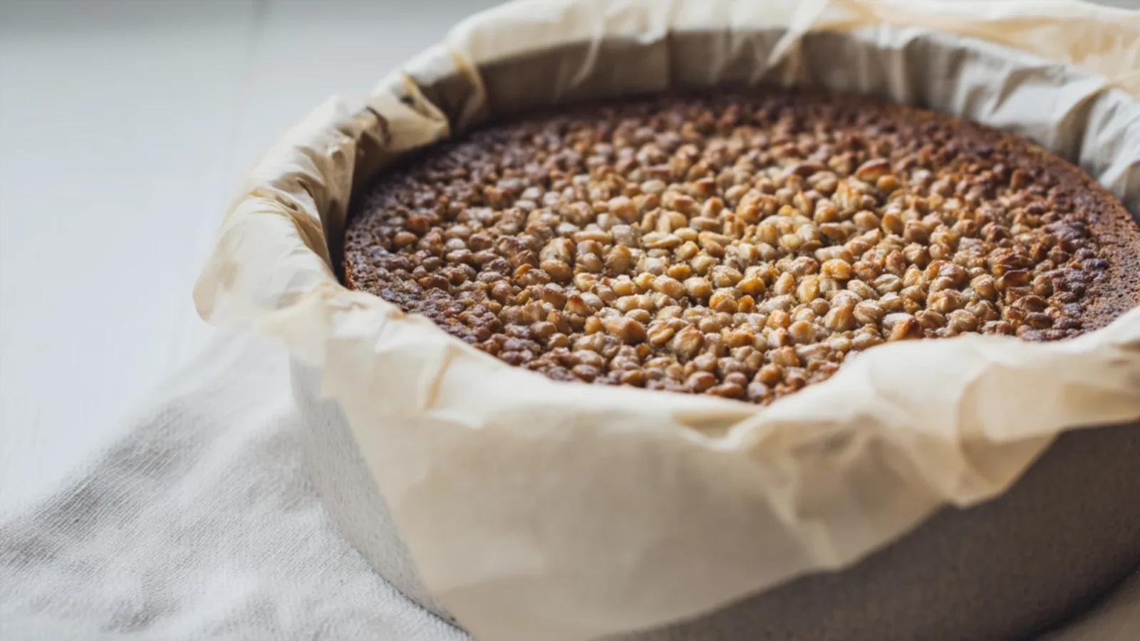 Фото блюда: Запечённая гречка с шелухой лука