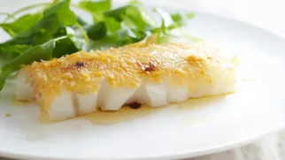 Фото рецепта: Нежный запеченный морской язык с лимоном и хрустящей корочкой