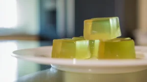 Фото блюда: Нежное дынное желе с чистым ярким вкусом