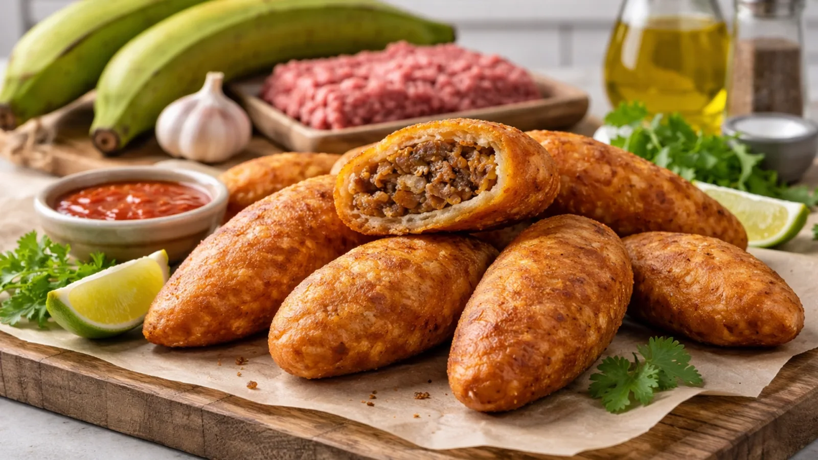 Фото блюда: Алкапурриа жареные пирожки с мясом, рецепт с фото