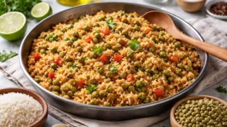 Фото рецепта: Арроз кон гандулес рис с голубиным горохом