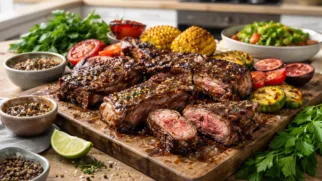 Фото рецепта: Асадо парагвайское мясо на гриле сочный рецепт парагвайской кухни