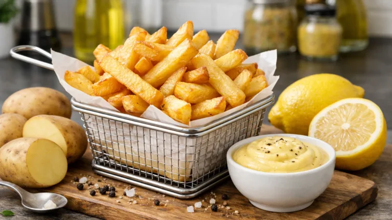 Фото блюда: Бельгийский картофель фри с соусом