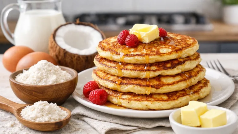 Фото блюда: Блинчики из кокосовой муки нежные