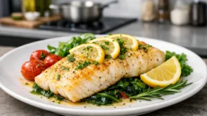 Блюда с белой рыбой