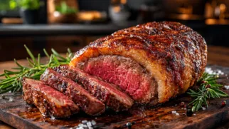 Фото рецепта: Бразильский стейк пиканья на гриле с румяной корочкой