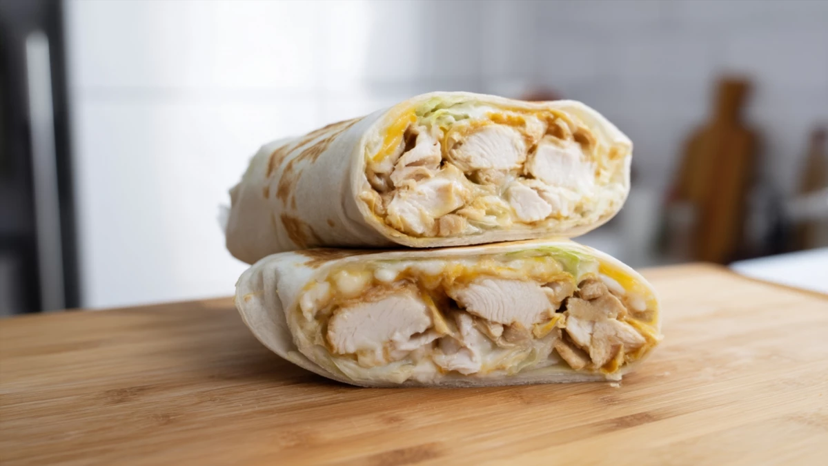 Фото блюда: Буррито с курицей и сыром