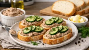 Фото блюда: Бутерброды с куриным паштетом