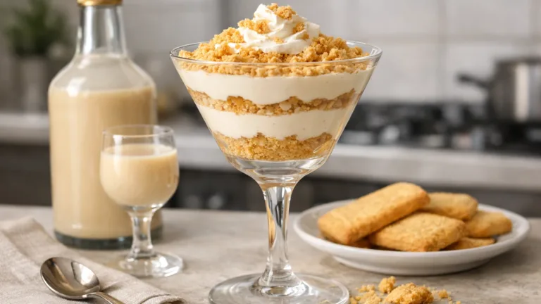 Фото блюда: Десерт кремовый с ликером нежный домашний