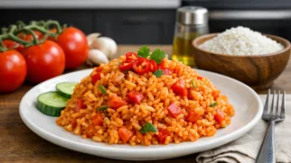 Фото рецепта: Джоллоф райс с томатами и специями