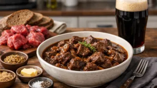 Фото рецепта: Фламандское рагу из говядины со пивом