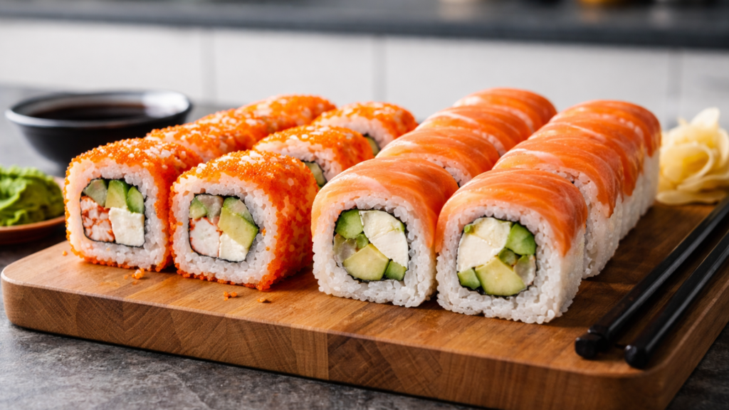 роллы калифорния филадельфия эффект пиццы