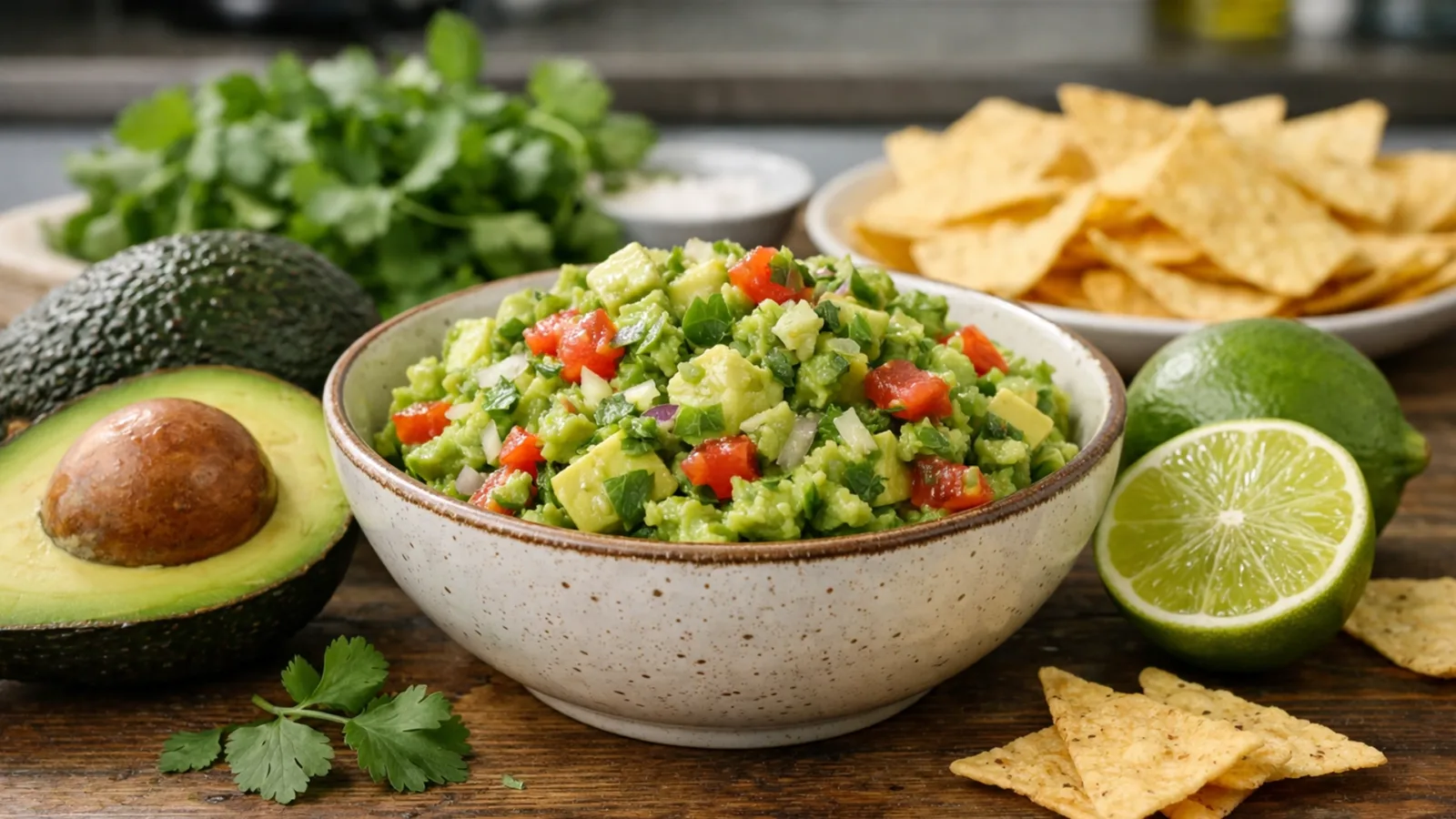 Фото блюда: Гуакамоле классический из авокадо с лаймом и кинзой, рецепт с фото