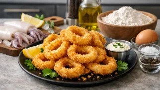 Фото рецепта: Кальмары в панировке