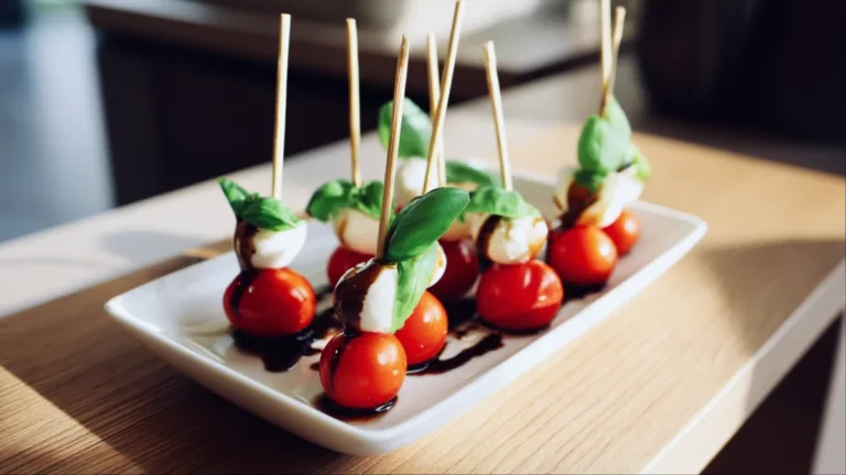 Фото блюда: Мини-капрезе на шпажках